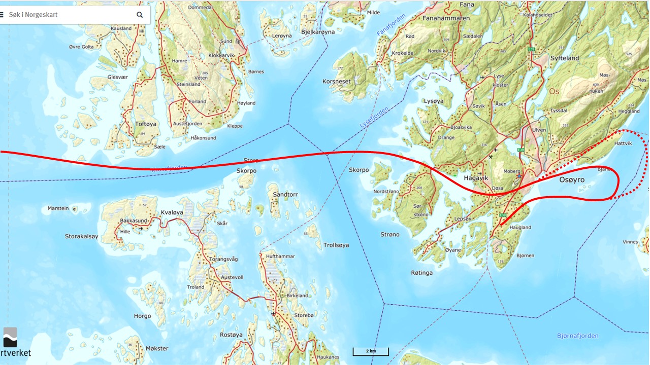  Flight In, with a turn to the right 